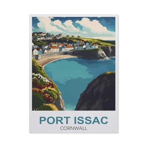 Port Isaac Cornwall，Puzzle 1000 Teile,Intellektuelle Entwicklung Pädagogisches Nach Hause Interessante Dekompression Brain Challenge Puzzle Für Jugendliche Kinder（50x70cm）-FC49 von YYHMKBYY