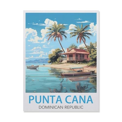 Punta Cana, Dominikanische Republik, 1000 Teile Puzzle für Erwachsene, Kinder, Jugendliche, Intelligenz, Stressabbau, Unterhaltung, Holz, Spielzeug, Basteln, Geburtstag (75 x 50 cm) - DR90 von YYHMKBYY