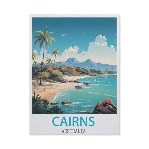 Puzzel Für Erwachsene Jigsaw Puzzle 1000，Cairns Australien，DIY Holz Puzzle Einzigartiges Geschenk Wohnkultur Stil（75x50cm）-EY46 von YYHMKBYY
