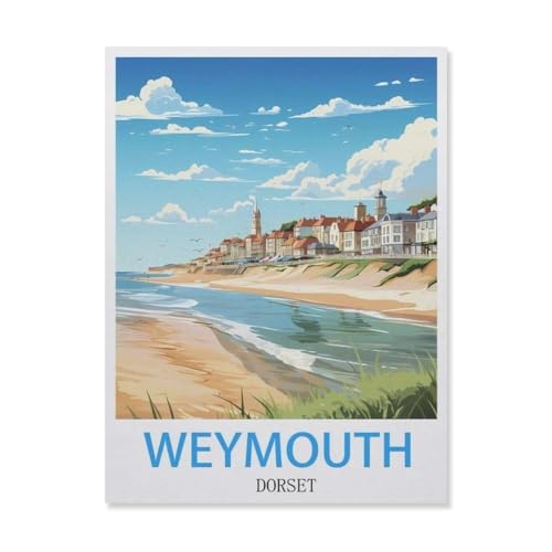Puzzel Für Erwachsene Jigsaw Puzzle 1000，Weymouth Dorset，DIY Holz Puzzle Einzigartiges Geschenk Wohnkultur Stil（75x50cm）-FI71 von YYHMKBYY