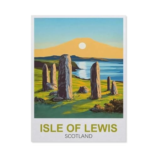 Puzzle, 1000 Teile, Isle of Lewis Schottland, DIY-Kunst für Erwachsene (50 x 70 cm), FB33 von YYHMKBYY