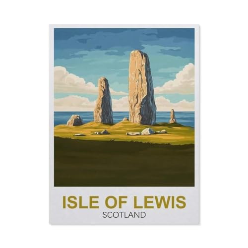 Puzzle, 1000 Teile, Isle of Lewis Schottland, DIY-Kunst für Erwachsene (50 x 70 cm), FB73 von YYHMKBYY