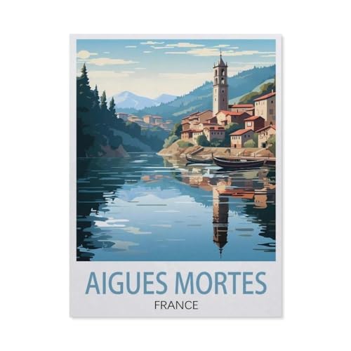 Puzzle，Aigues Mortes Frankreich，Für Kinder Und Erwachsene Holz Personalisiertes Puzzle-Spaß-Spiel 1000pcs（75x50cm）-AW75 von YYHMKBYY
