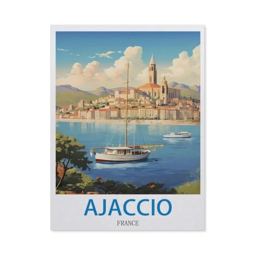 Puzzle，Ajaccio, Frankreich，Für Kinder Und Erwachsene Holz Personalisiertes Puzzle-Spaß-Spiel 1000pcs（75x50cm）-EB60 von YYHMKBYY