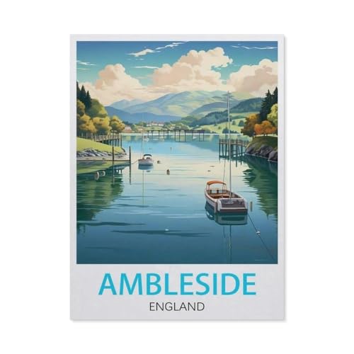 Puzzle，Ambleside England，Für Kinder Und Erwachsene Holz Personalisiertes Puzzle-Spaß-Spiel 1000pcs（75x50cm）-BE8 von YYHMKBYY