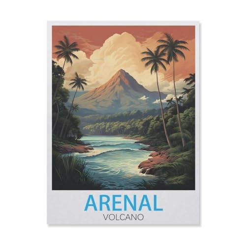 Puzzle，Arenal Vulkan，Für Kinder Und Erwachsene Holz Personalisiertes Puzzle-Spaß-Spiel 1000pcs（75x50cm）-FH88 von YYHMKBYY