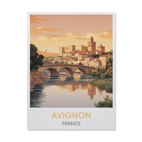 Puzzle，Avignon Frankreich，Für Kinder Und Erwachsene Holz Personalisiertes Puzzle-Spaß-Spiel 1000pcs（75x50cm）-ER12 von YYHMKBYY