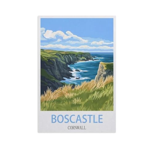 Puzzle，Boscastle, Cornwall，Für Kinder Und Erwachsene Holz Personalisiertes Puzzle-Spaß-Spiel 1000pcs（75x50cm）-FX30 von YYHMKBYY