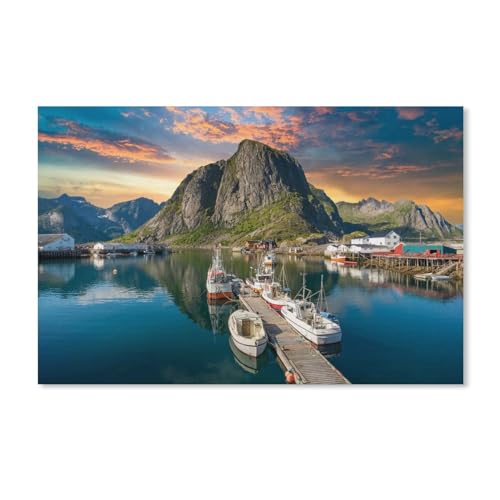 Puzzle，Budapester Nacht Himmel Horizont See Gebäude Landschaft，Für Kinder Und Erwachsene Holz Personalisiertes Puzzle-Spaß-Spiel 1000pcs(75x50cm von YYHMKBYY