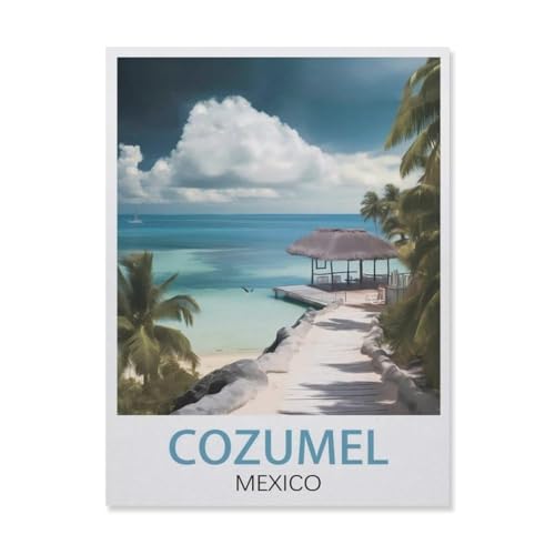 Puzzle，Cozumel, Mexiko，Für Kinder Und Erwachsene Holz Personalisiertes Puzzle-Spaß-Spiel 1000pcs（75x50cm）-DR35 von YYHMKBYY