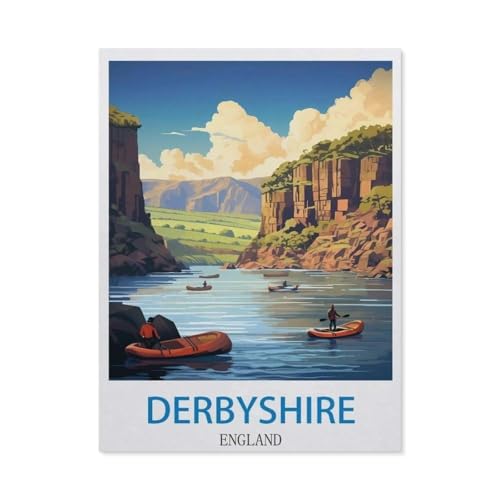 Puzzle，Derbyshire, England，Für Kinder Und Erwachsene Holz Personalisiertes Puzzle-Spaß-Spiel 1000pcs（75x50cm）-EA14 von YYHMKBYY