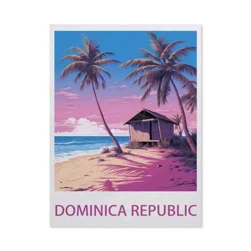 Puzzle，Dominikanische Republik，Für Kinder Und Erwachsene Holz Personalisiertes Puzzle-Spaß-Spiel 1000pcs（75x50cm）-EK42 von YYHMKBYY