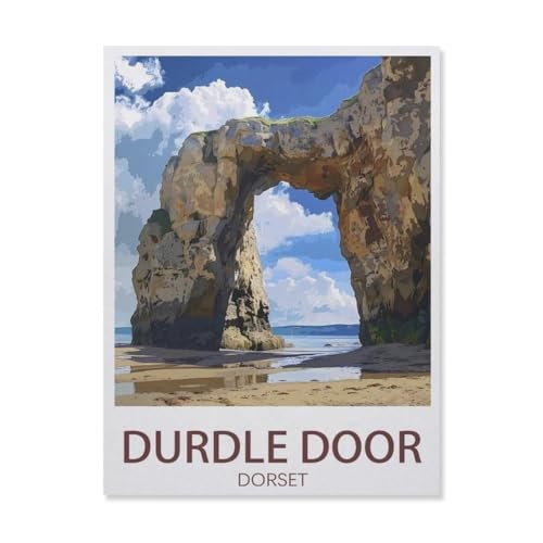 Puzzle，Durdle Door, Dorset，Für Kinder Und Erwachsene Holz Personalisiertes Puzzle-Spaß-Spiel 1000pcs（75x50cm）-DP16 von YYHMKBYY