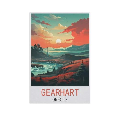 Puzzle，Gearhart, Oregon，Für Kinder Und Erwachsene Holz Personalisiertes Puzzle-Spaß-Spiel 1000pcs（75x50cm）-FO48 von YYHMKBYY