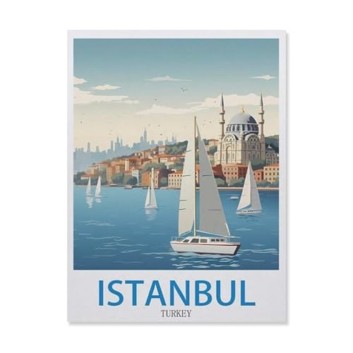 Puzzle，Istanbul, Türkei，Für Kinder Und Erwachsene Holz Personalisiertes Puzzle-Spaß-Spiel 1000pcs（75x50cm）-EH37 von YYHMKBYY