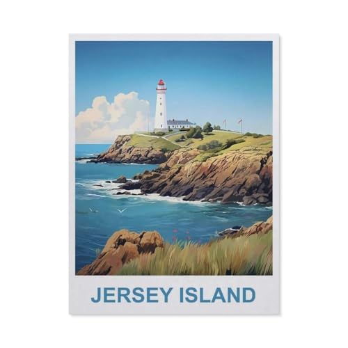 Puzzle，Jersey Island, Vereinigtes Königreich，Für Kinder Und Erwachsene Holz Personalisiertes Puzzle-Spaß-Spiel 1000pcs（75x50cm）-EM61 von YYHMKBYY