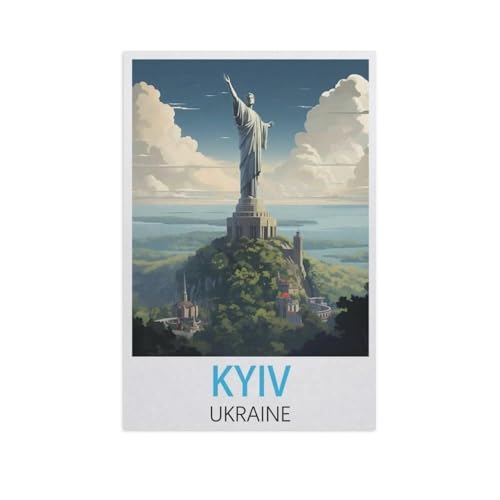 Puzzle，Kiew, Ukraine，Für Kinder Und Erwachsene Holz Personalisiertes Puzzle-Spaß-Spiel 1000pcs（75x50cm）-GJ77 von YYHMKBYY