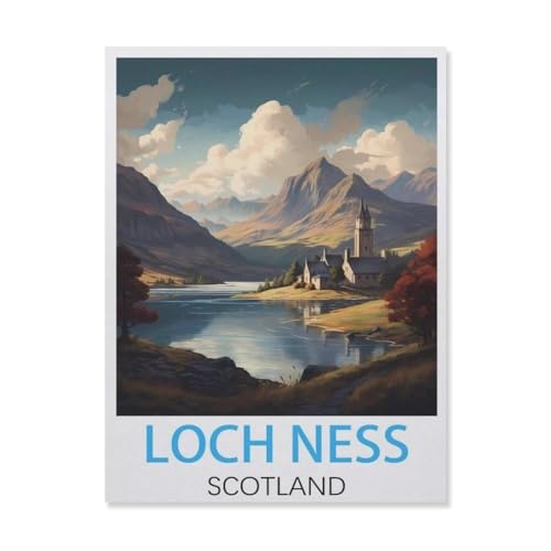 Puzzle，Loch Ness, Schottland，Für Kinder Und Erwachsene Holz Personalisiertes Puzzle-Spaß-Spiel 1000pcs（75x50cm）-FN2 von YYHMKBYY