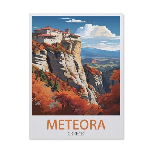 Puzzle，Meteora, Griechenland, Berg，Für Kinder Und Erwachsene Papier Personalisiertes Puzzle-Spaß-Spiel 1000pcs（50x70cm）-DU100 von YYHMKBYY