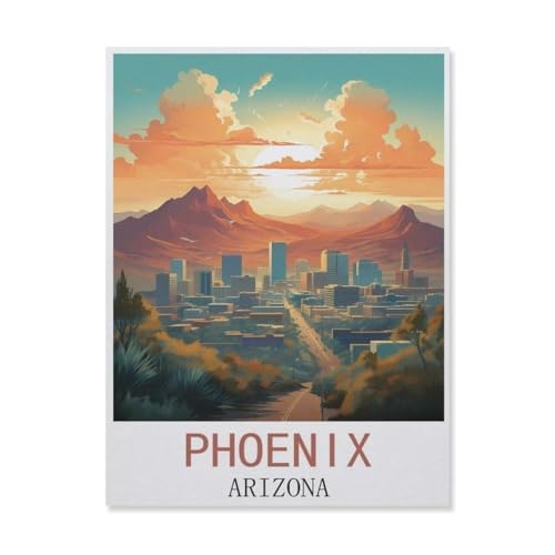 Puzzle，Phoenix, Arizona，Für Kinder Und Erwachsene Holz Personalisiertes Puzzle-Spaß-Spiel 1000pcs（75x50cm）-FK83 von YYHMKBYY