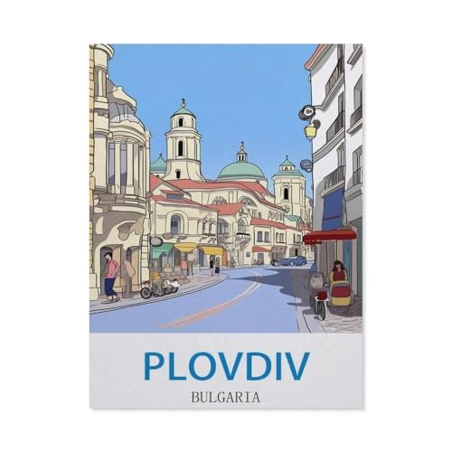 Puzzle，Plovdiv, Bulgarien，Für Kinder Und Erwachsene Holz Personalisiertes Puzzle-Spaß-Spiel 1000pcs（75x50cm）-ED72 von YYHMKBYY
