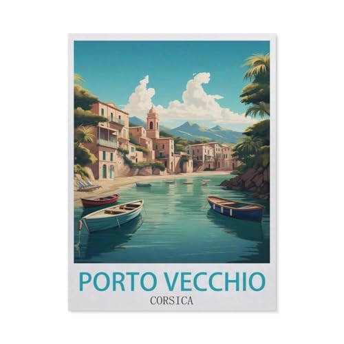 Puzzle，Porto Vecchio Korsika，Für Kinder Und Erwachsene Holz Personalisiertes Puzzle-Spaß-Spiel 1000pcs（75x50cm）-BU20 von YYHMKBYY