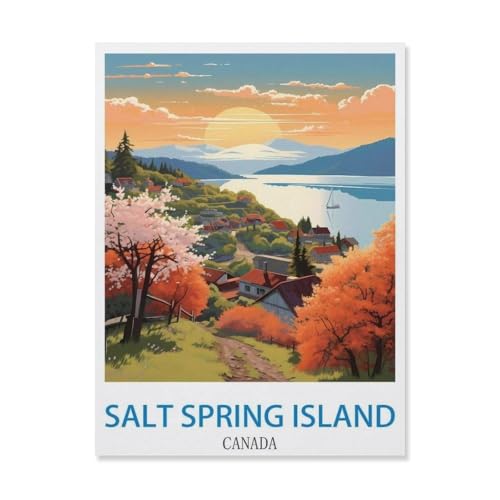 Puzzle，Salt Spring Island Kanada，Für Kinder Und Erwachsene Karton Personalisiertes Puzzle-Spaß-Spiel 1000pcs（75x50cm）-T25 von YYHMKBYY