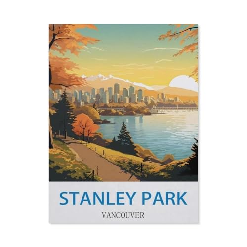 Puzzle，Stanley Park, Vancouver, Kanada，Für Kinder Und Erwachsene Holz Personalisiertes Puzzle-Spaß-Spiel 1000pcs（75x50cm）-CL81 von YYHMKBYY