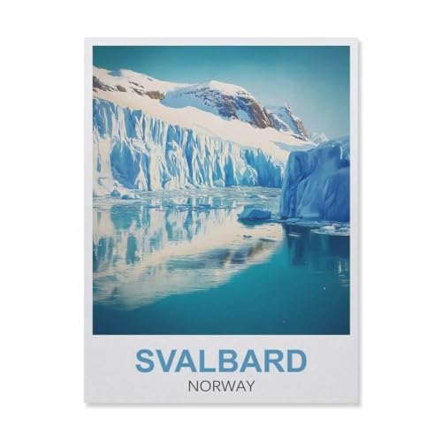 Puzzle，Svalbard Norwegen，Für Kinder Und Erwachsene Holz Personalisiertes Puzzle-Spaß-Spiel 1000pcs（75x50cm）-FD50 von YYHMKBYY