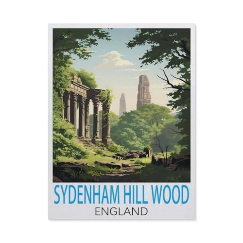 Puzzle，Sydenham Hill Wood, England，Für Kinder Und Erwachsene Holz Personalisiertes Puzzle-Spaß-Spiel 1000pcs（75x50cm）-DK75 von YYHMKBYY
