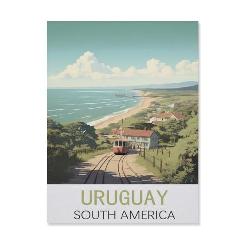 Puzzle，Uruguay, Südamerika，Für Kinder Und Erwachsene Holz Personalisiertes Puzzle-Spaß-Spiel 1000pcs（75x50cm）-FM29 von YYHMKBYY