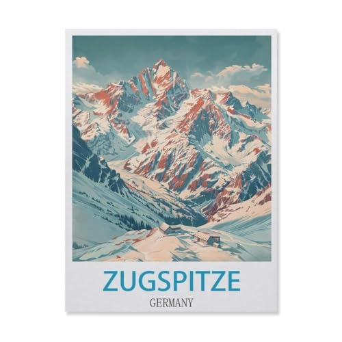 Puzzle，Zugspitze Deutschland，Für Kinder Und Erwachsene Holz Personalisiertes Puzzle-Spaß-Spiel 1000pcs（75x50cm）-FE96 von YYHMKBYY