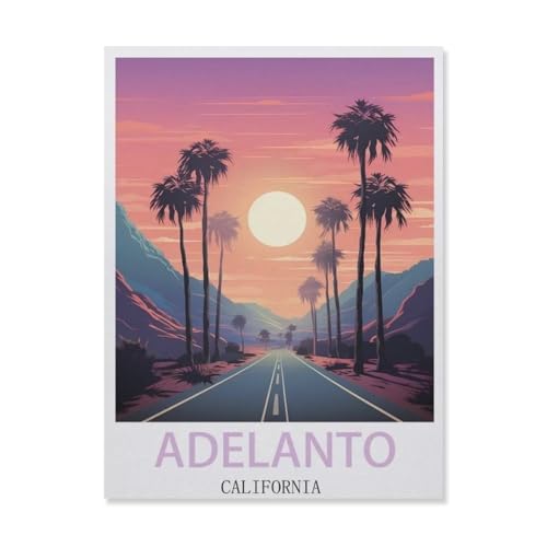 Puzzle 1000 Stück，Adelanto, Kalifornien，Papier Kinderspielzeug Dekompression Spiel（50x70cm）-DM4 von YYHMKBYY