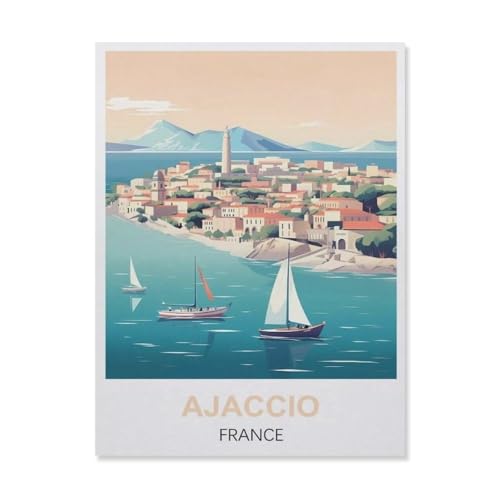 Puzzle 1000 Stück，Ajaccio Frankreich，Klassische Puzzle 3D Puzzle DIY Kit Holz Spielzeug Einzigartiges Geschenk Wohnkultur（75x50cm）-ES5 von YYHMKBYY