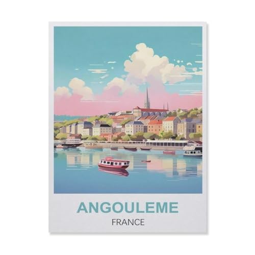 Puzzle 1000 Stück，Angouleme Frankreich，Für Holz Erwachsene Spielzeug Dekompression Spiel（75x50cm）-ER7 von YYHMKBYY