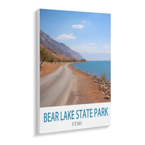 Puzzle 1000 Stück，Bear Lake State Park Utah，Für Holz Erwachsene Spielzeug Dekompression Spiel（75x50cm）-V52 von YYHMKBYY