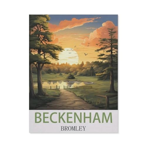 Puzzle 1000 Stück，Beckenham, Bromley，Für Holz Erwachsene Spielzeug Dekompression Spiel（75x50cm）-DK70 von YYHMKBYY