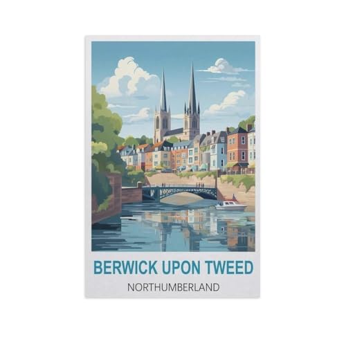 Puzzle 1000 Stück，Berwick Upon Tweed, Northumberland，Papier Kinderspielzeug Dekompression Spiel（50x70cm）-GI11 von YYHMKBYY