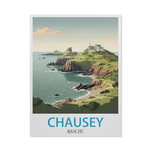 Puzzle 1000 Stück，Chausey Manche，Papier Adult Toys Dekompression Spiel（38x26cm）-GO77 von YYHMKBYY