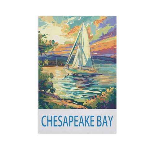 Puzzle 1000 Stück，Chesapeake Bay，Papier Kinderspielzeug Dekompression Spiel（50x70cm）-GC24 von YYHMKBYY