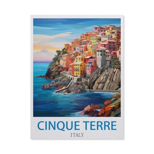 Puzzle 1000 Stück，Cinque Terre, Italien，Papier Kinderspielzeug Dekompression Spiel（50x70cm）-CO59 von YYHMKBYY