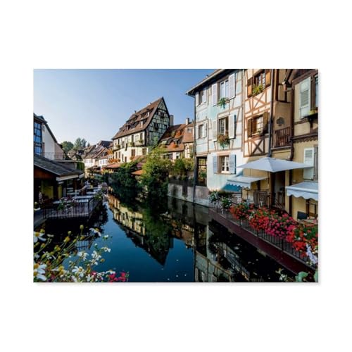 Puzzle 1000 Stück，Colmar，Holz Kinderspielzeug Dekompression Spiel（75x50cm）-AR29 von YYHMKBYY