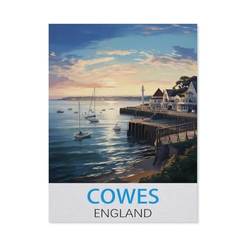 Puzzle 1000 Stück，Cowes, England，Für Holz Erwachsene Spielzeug Dekompression Spiel（75x50cm）-DL43 von YYHMKBYY