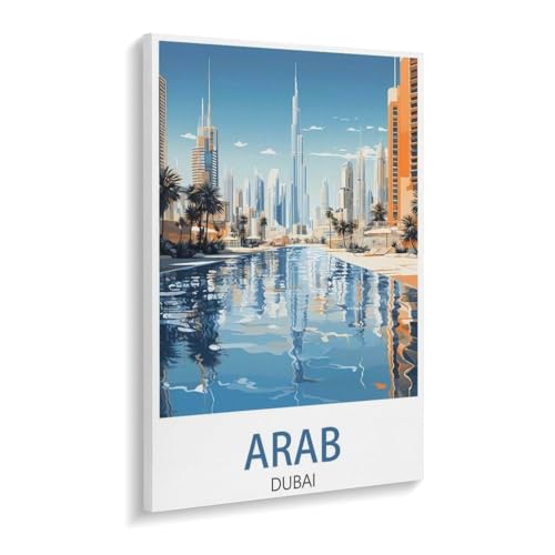 Puzzle 1000 Stück，Dubai City Arab，Holz Kinderspielzeug Dekompression Spiel（75x50cm）-U67 von YYHMKBYY