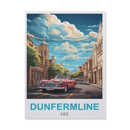 Puzzle 1000 Stück，Dunfermline Fife，Für Holz Erwachsene Spielzeug Dekompression Spiel（75x50cm）-GL18 von YYHMKBYY
