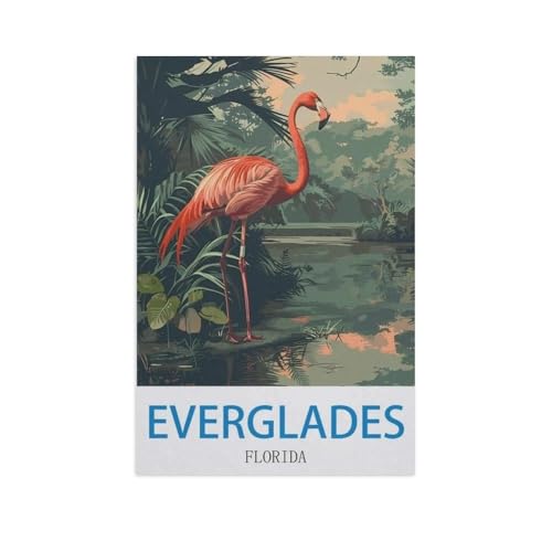 Puzzle 1000 Stück，Everglades, Floride，Für Holz Erwachsene Spielzeug Dekompression Spiel（75x50cm）-GA90 von YYHMKBYY