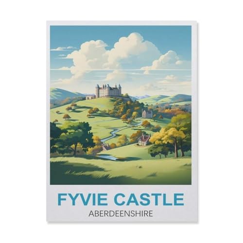 Puzzle 1000 Stück，Fyvie Castle Aberdeenshire，Papier Kinderspielzeug Dekompression Spiel（50x70cm）-GL6 von YYHMKBYY