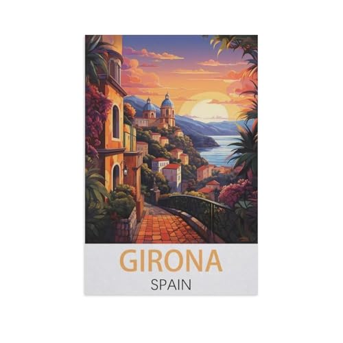 Puzzle 1000 Stück，Girona Spanien，Für Holz Erwachsene Spielzeug Dekompression Spiel（75x50cm）-FW52 von YYHMKBYY