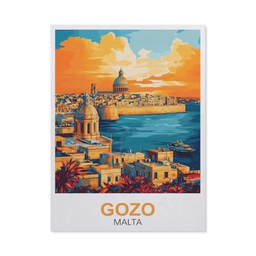 Puzzle 1000 Stück，Gozo Malta，Für Holz Erwachsene Spielzeug Dekompression Spiel（75x50cm）-EZ77 von YYHMKBYY