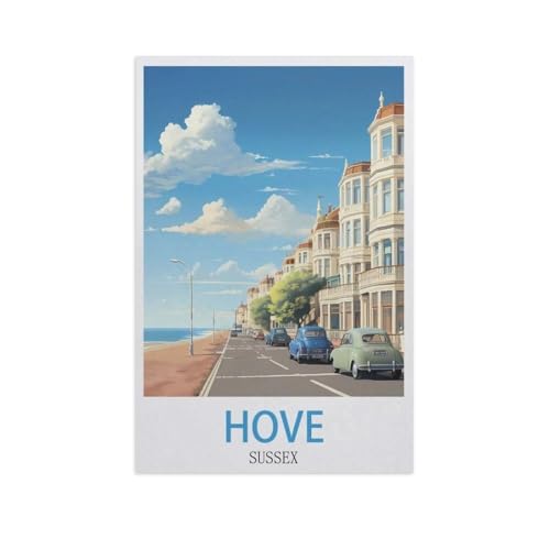 Puzzle 1000 Stück，Hove Sussex，Holz Kinderspielzeug Dekompression Spiel（75x50cm）-GK33 von YYHMKBYY